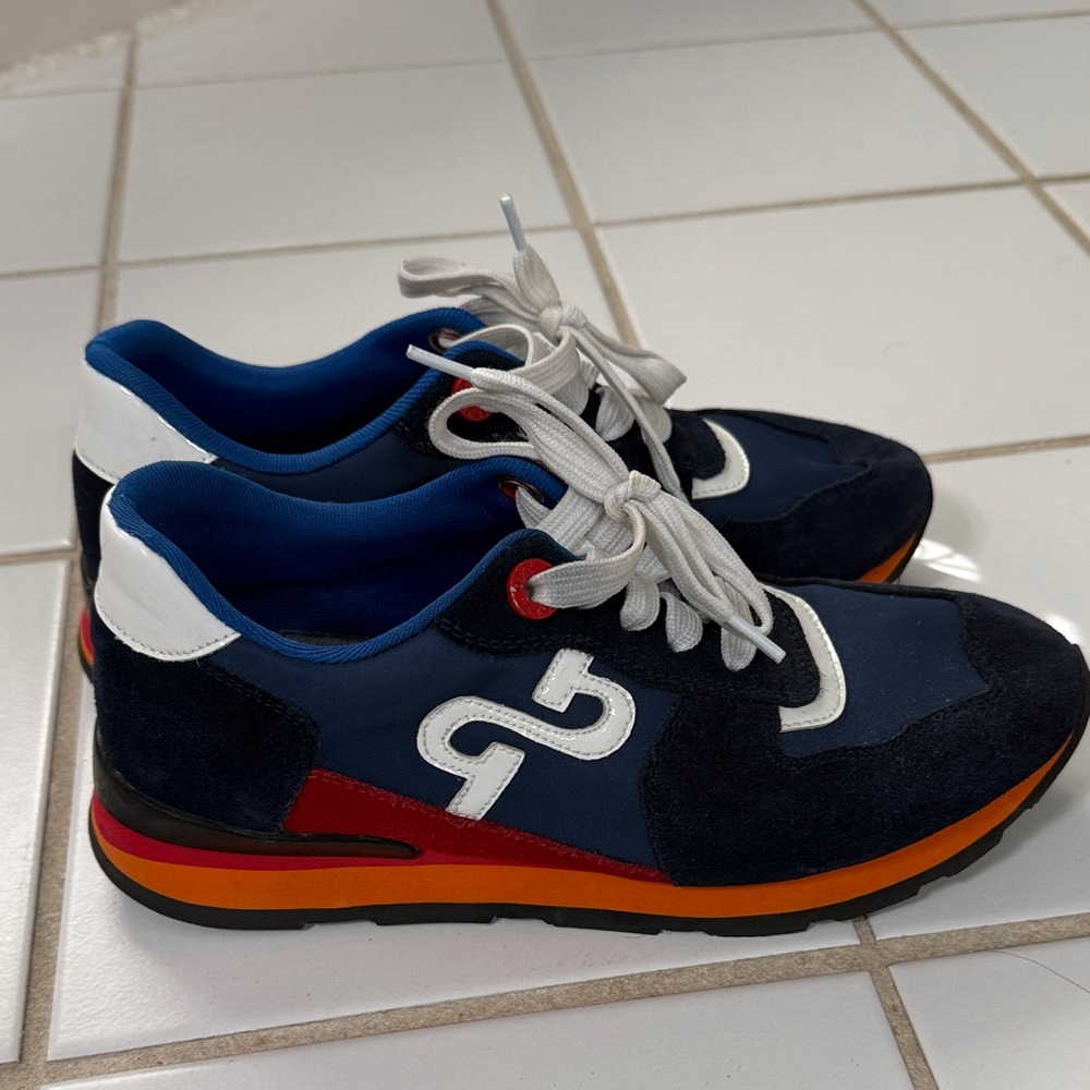 Colorful Sneakers with White Laces